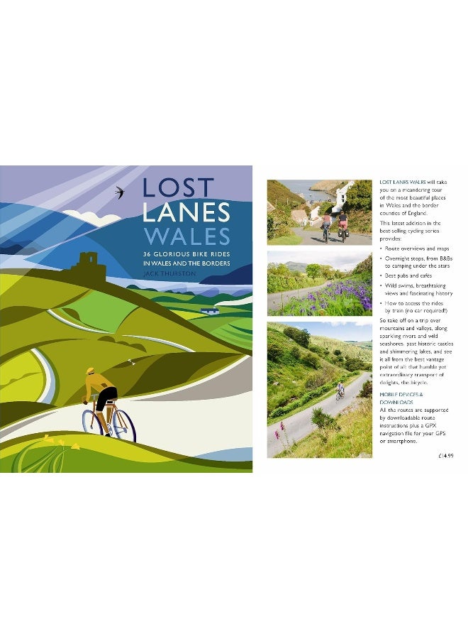 Lost Lanes Wales: 36 Glorious Bike Rides in Wales and the Borders  - Image 2