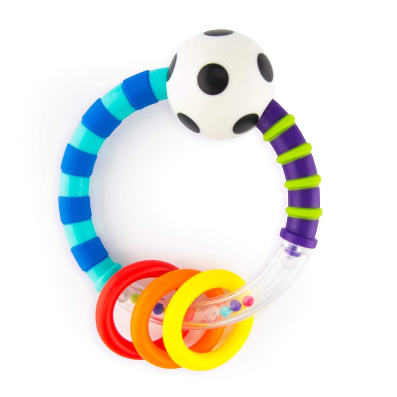 Sassy Ring Rattle | Developmental Baby Toy for Early Learning | High Contrast | For Ages Newborn and Up - Image 1