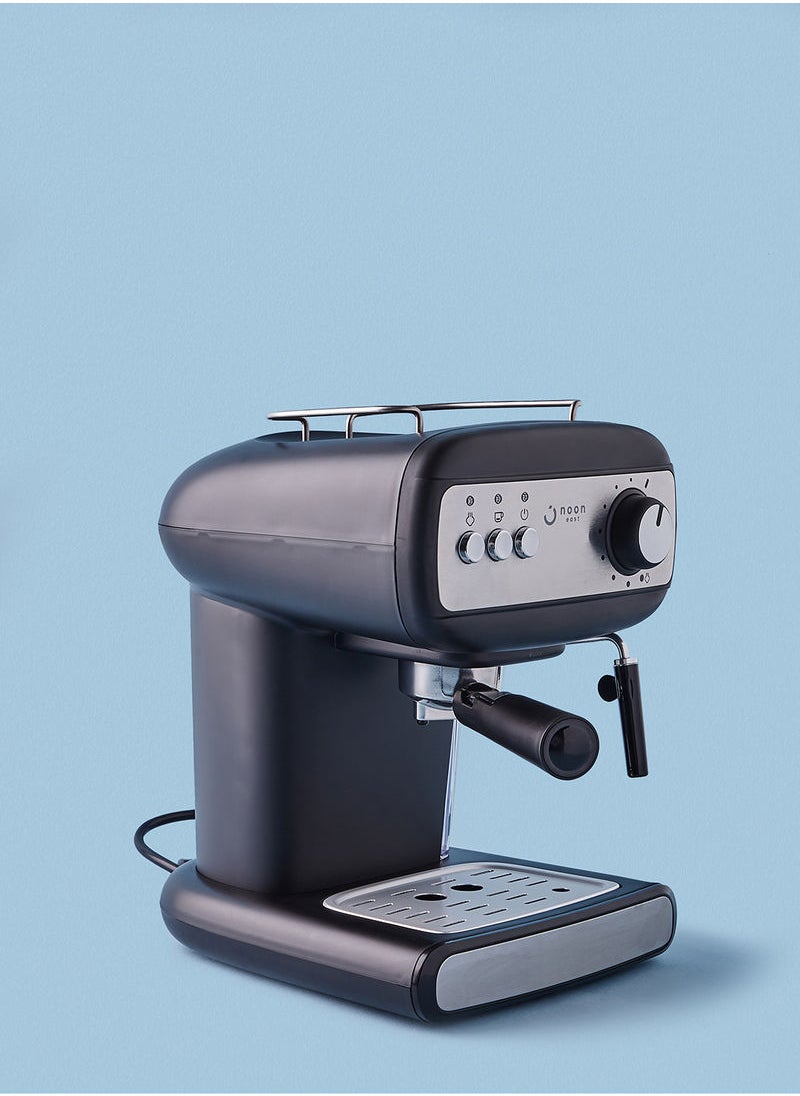 Noon East - Renewed - 15 Bar Coffee Machine 1.2 Liter CM8500A-GS Silver/Black - Image 1