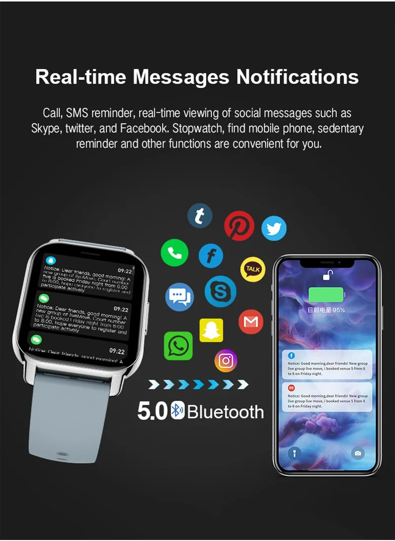 Seventy Five Smart Watch With Bluetooth Call,Multiple Health & Fitness Features