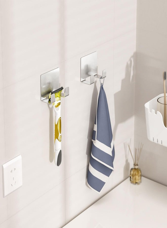 APLOP Razor Shower Holder, 2 Pack, Wall Hooks with Loofah and Razor Hooks - Image 3