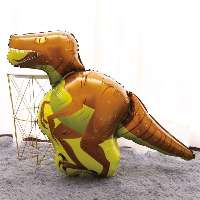 Atpata Funky 5pcs. Dinosaur Theme Big Size Foil Balloons for Dino-Mite Theme Rawr Birthday Party Decor - Image 4