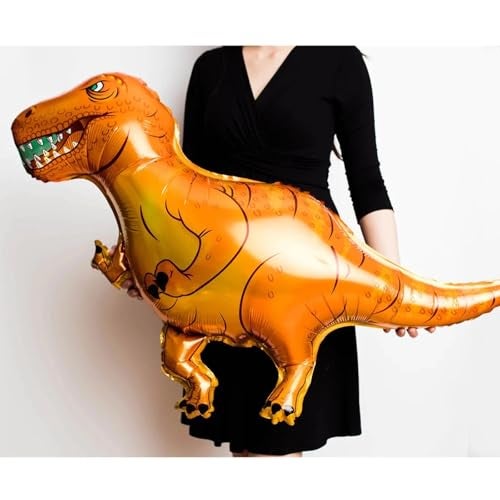 Atpata Funky 5pcs. Dinosaur Theme Big Size Foil Balloons for Dino-Mite Theme Rawr Birthday Party Decor - Image 5