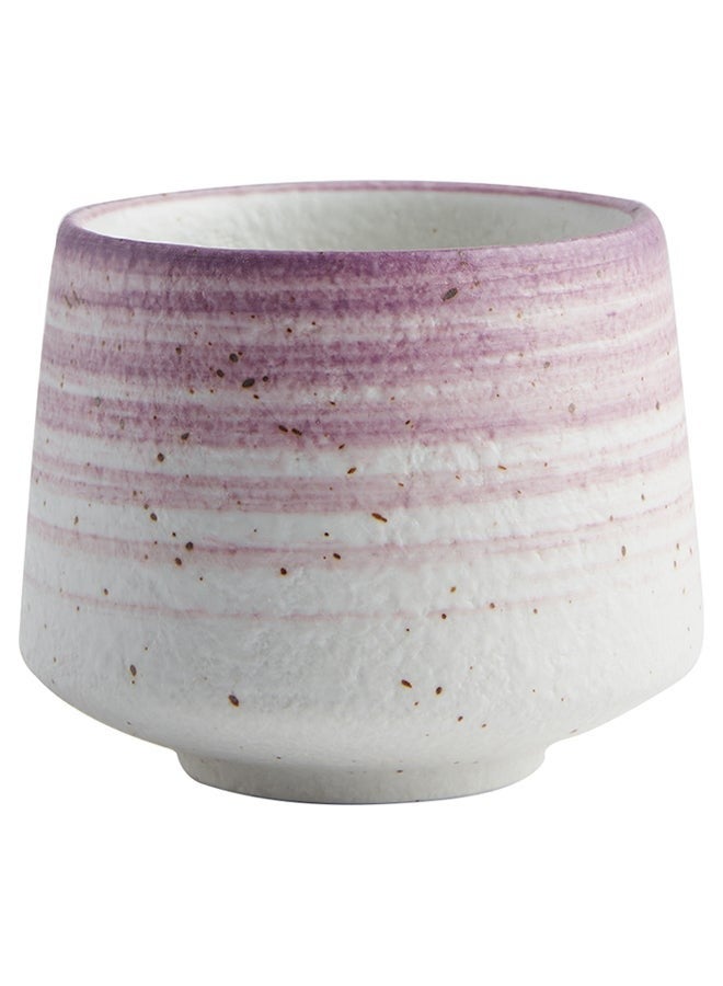 High temperature daily tableware cup, frosted Nordic leisure gift ceramic cup, tea cup coffee cup, 8.2*8.2*6.8cm, 200ML, purple - Image 1