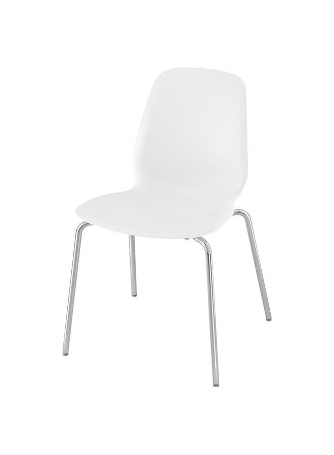 Zaboon Chair, white/Sefast chrome-plated - Image 1