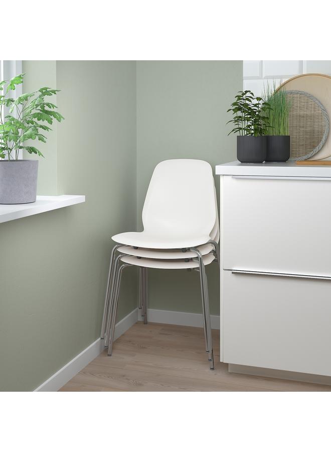 Zaboon Chair, white/Sefast chrome-plated - Image 4