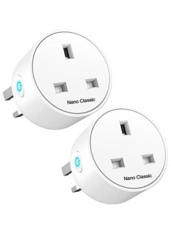 Wifi Smart Plug (2 Pcs in1 Pack) iOS Android App Remote compatible with Alexa, Google Home, IFTTT Control for home automation (2 Pcs in1 Pack)