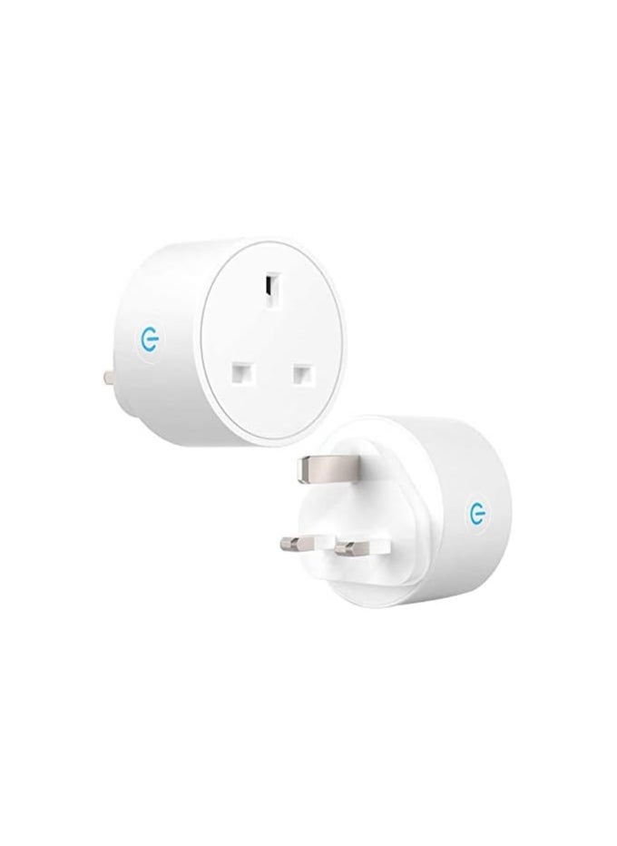 Nano Classic - Wifi Smart Plug (2 Pcs in1 Pack) iOS Android App Remote compatible with Alexa, Google Home, IFTTT Control for home automation (2 Pcs in1 Pack) - Image 1