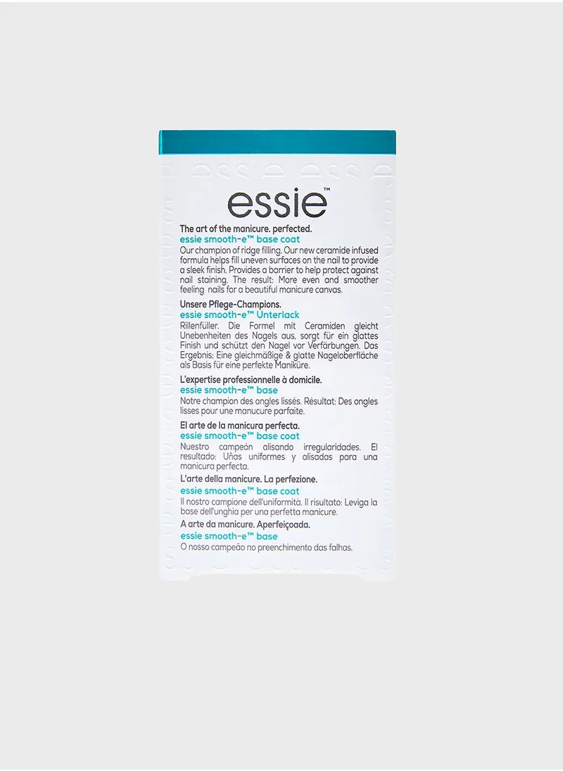 essie Essie Nail Polish Base Coat, Smooth-E 13.5 Ml