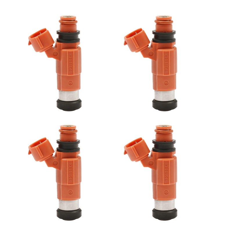Fuel Injector 4 Holes 4Pcs  Replacement for Yamaha Outboard 115 HP Marine Mitsubishi Eclipse Galant Mirage Chrysler Dodge Suzuki  Replace 68V8A3600000 INP771 CDH210