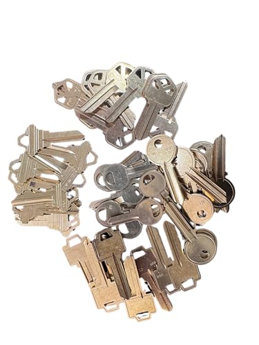 KEYSALACARTE Residential Key Blank Assortment 10 Each of 5 Most Popular Blanks for Homeowners DIY Locksmiths KW1 SC1 WR5 Y1 M1 Quality for Replacements Spares - Image 1
