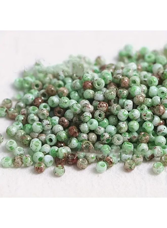 خرز زجاجي ستايل 9 مقاس 4ملم تشطيب بيكاسو ألوان متنوعة لعمل المجوهرات بالجملة - Image 1