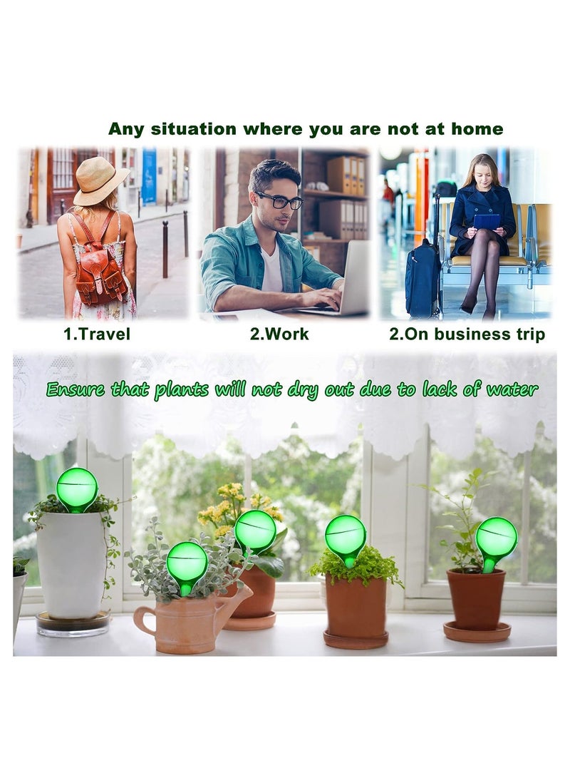 Generic 12 Pcs Self-Watering Bulbs for Plants Automatic Watering Globes Garden Watering Device for Houseplants Vacation Plant Care Drip Irrigation Spikes Watering System  - Image 5