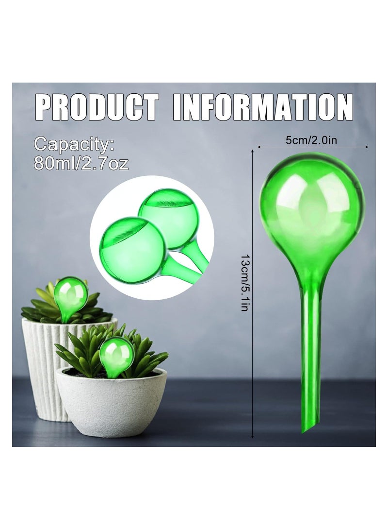 Generic 12 Pcs Self-Watering Bulbs for Plants Automatic Watering Globes Garden Watering Device for Houseplants Vacation Plant Care Drip Irrigation Spikes Watering System  - Image 4