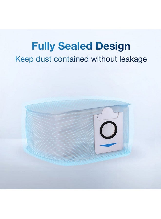 ECOVACS Dustbag 3 Pcs for DEEBOT T30S / T30S COMBO / X2 OMNI/ X2 COMBO / X2 OMNI COMPLETE Robot Vacuum and Mop Combo, White - Image 2