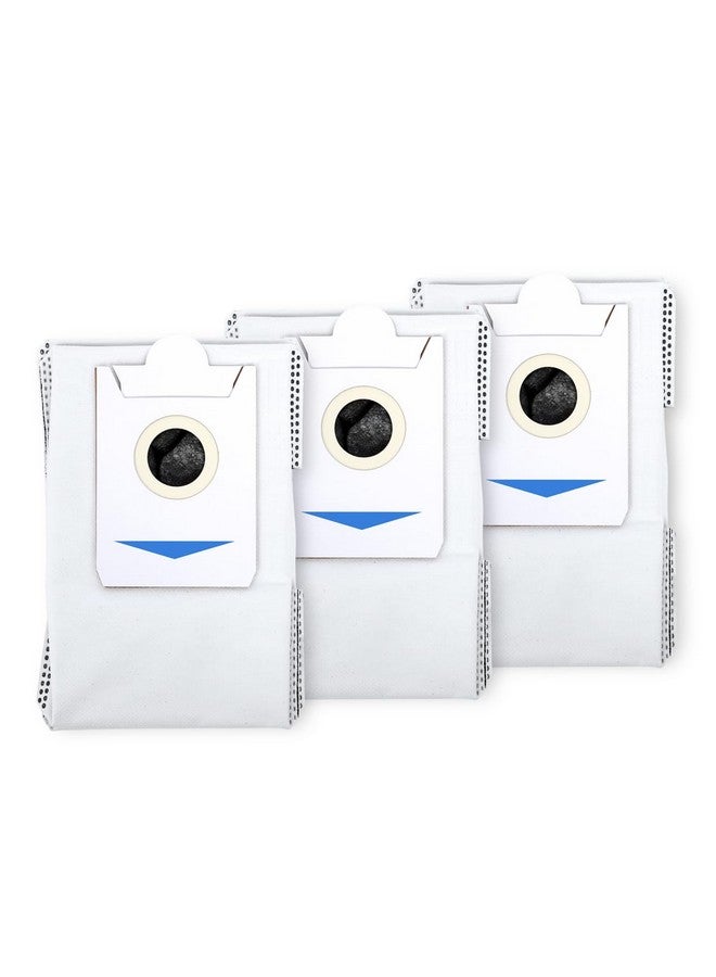 ECOVACS Dustbag 3 Pcs for DEEBOT T30S / T30S COMBO / X2 OMNI/ X2 COMBO / X2 OMNI COMPLETE Robot Vacuum and Mop Combo, White - Image 1