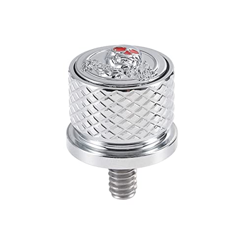 FIASRAC Upgraded Seat Bolt Screw Hard Anodized Mudguard Seat Bolt Screw Compatible with 1996-2020 Harley CVO Electra Glide Street Glide Sportster Touring Softail Dyna (Knurled Chrome) - Image 5