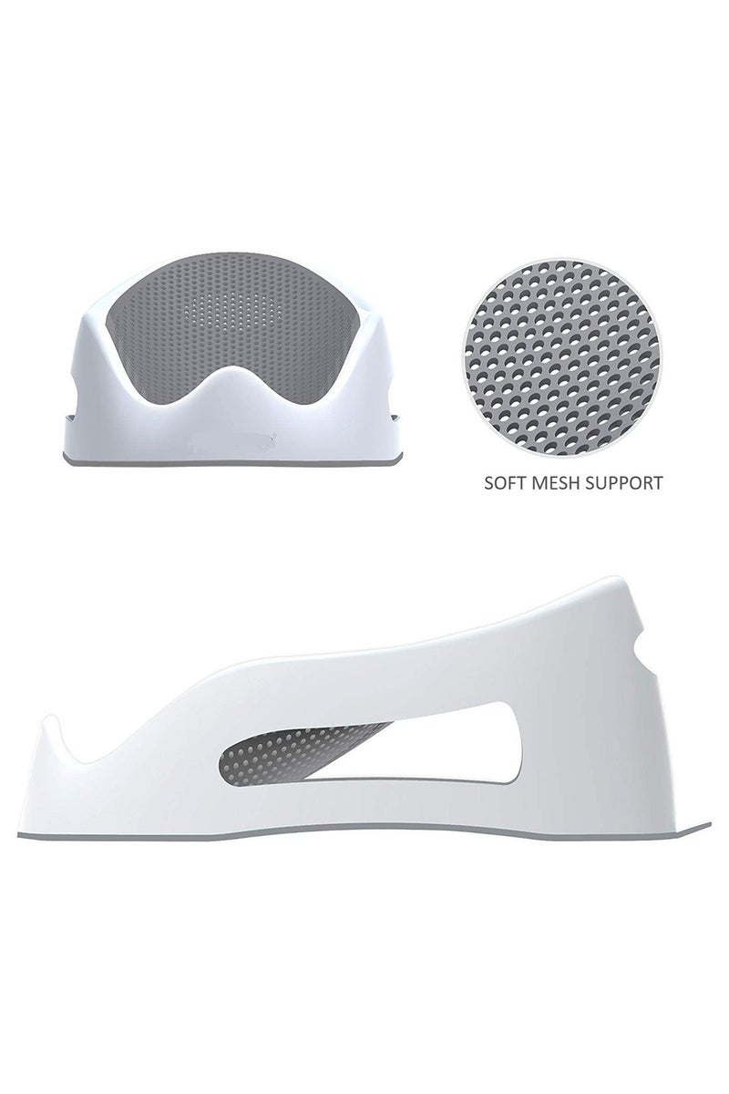 JoyousSto Baby Bath Support Non-Slip Secure Infant Infant Baby Bather With Inclined Headrest,Less 6 Months - Image 2