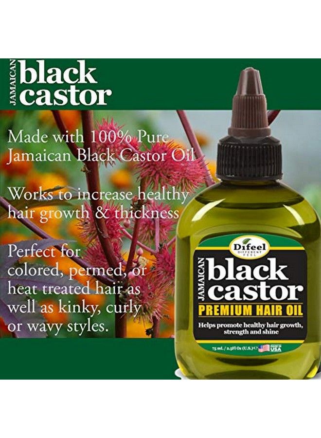 difeel Superior Growth Jamaican Black Castor Premium Hair Oil 2.5 Oz. - Image 5