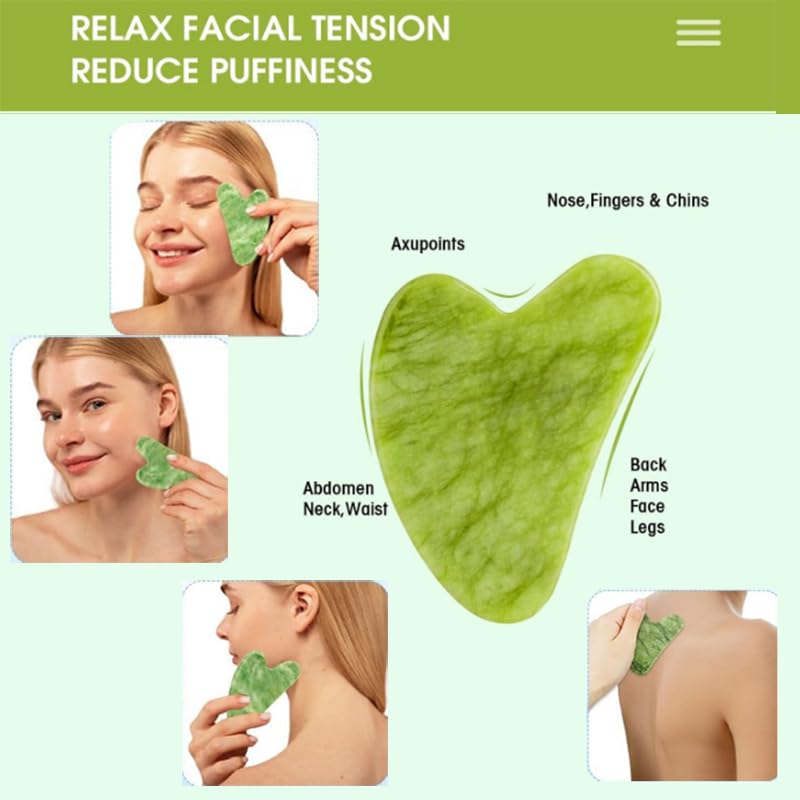 Deepcolorpy Lymphatic Contour Face Brush- Dry Drainage Facial and Neck Massage Brusher with Gua Sha Tool, Soft Bristle Massager Gift for Women and Girls (Brown) - Image 5