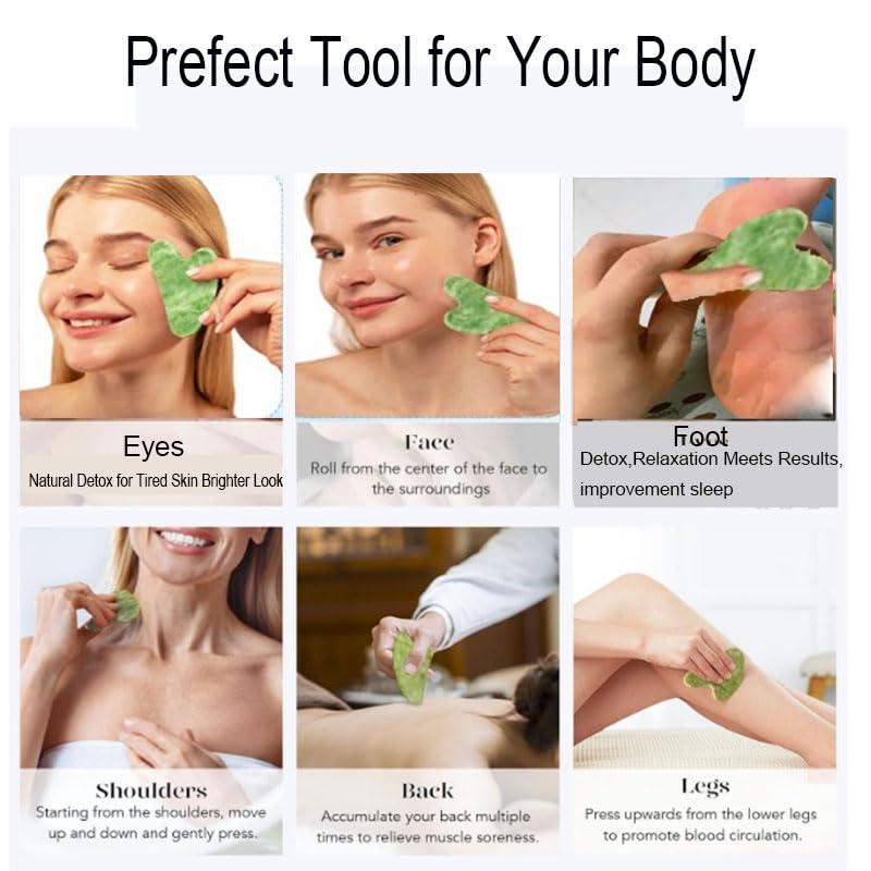 Deepcolorpy Lymphatic Contour Face Brush- Dry Drainage Facial and Neck Massage Brusher with Gua Sha Tool, Soft Bristle Massager Gift for Women and Girls (Brown) - Image 4