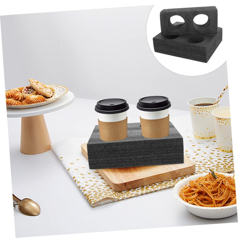 4 Pcs Multi Hole Beverage Carrier Set Lightweight Takeout Drink Holders Outdoor Picnics Leak Resistant Cup Tray - Image 3