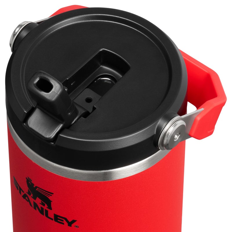 Stanley 590ml / 20oz - 18/8 Stainless Steel - IceFlow Flip Straw Water Bottle - Chili Black - Image 3