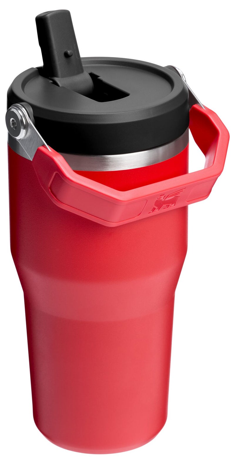 Stanley 590ml / 20oz - 18/8 Stainless Steel - IceFlow Flip Straw Water Bottle - Chili Black - Image 2