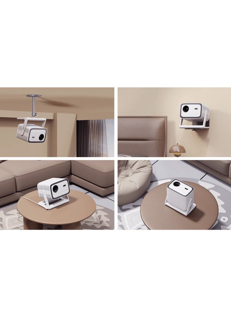 wanbo - Vali 1 Android 11 Gimbal Projection Smart Projector 900 ANSI ultra High Lumens 1080p HD 12W Hi-Fi Stereo speakers Autofocus, Auto Keystone Correction, obstacle avoidance & smart screen fitting - Image 1