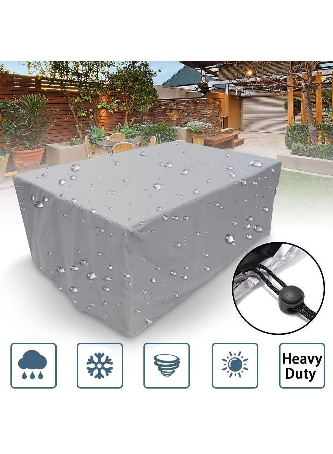 All-Weather Garden Furniture Covers – Heavy-Duty Waterproof Oxford Fabric Protectors for Outdoor Sofas, Tables & Chairs (242x162x100cm) - Image 5