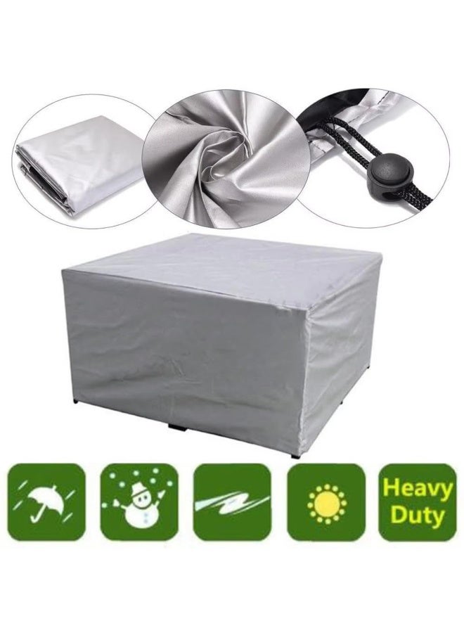 All-Weather Garden Furniture Covers – Heavy-Duty Waterproof Oxford Fabric Protectors for Outdoor Sofas, Tables & Chairs (242x162x100cm) - Image 2