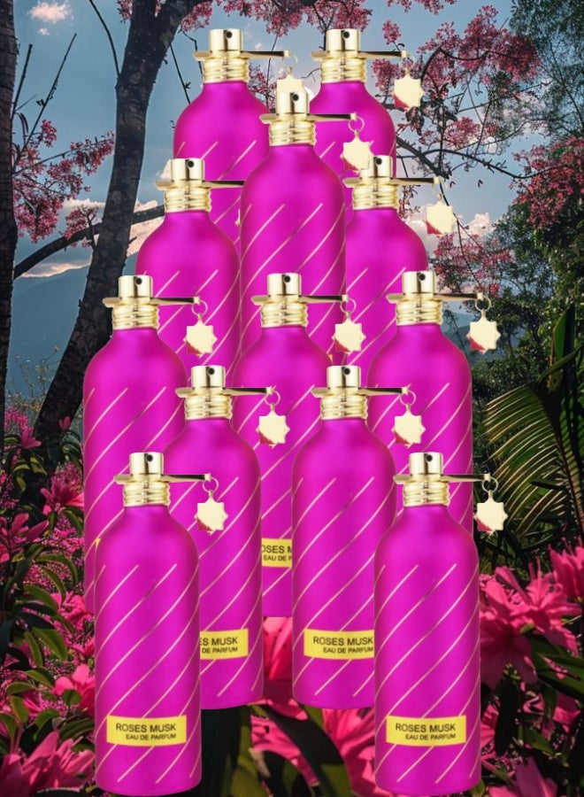 bellezza 12 Pieces Roses Musk Perfume 100ML - Image 1