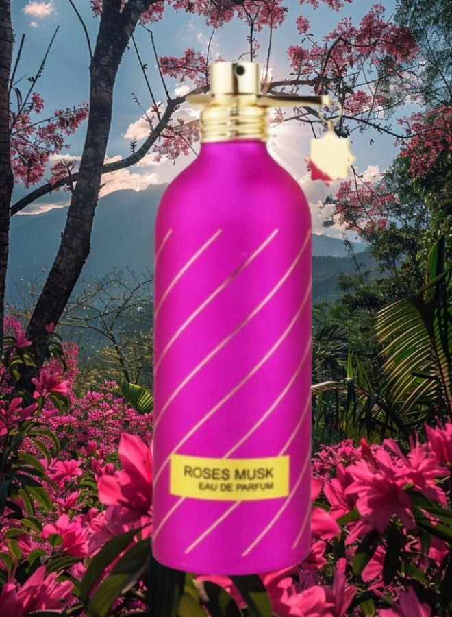 bellezza 12 Pieces Roses Musk Perfume 100ML - Image 2