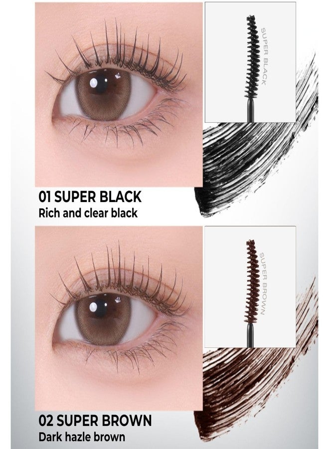 BBI@ BBIA BBIA Never Die Mascara Extreme - Delicate Curling Ultra Long-Lasting Fixing Power Volumizing Lengthening Intense Length Natural Full Lashes No Smudging & Clumping K-Beauty (01 SUPER BLACK) - Image 5