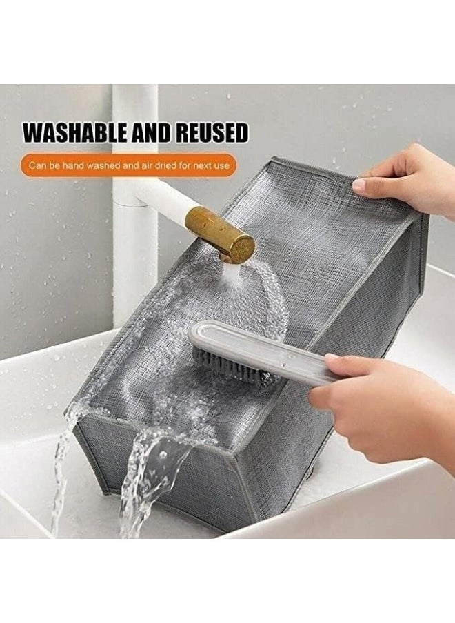 Generic 1 piece of washable 9-compartment clothes organizer storage box, size 44*30*25 cm  - Image 4