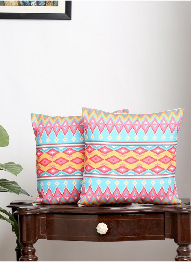 Alina Decor - Set of 5 - Abstract Print Cushion Covers - 40x40cm by Styli - Image 1