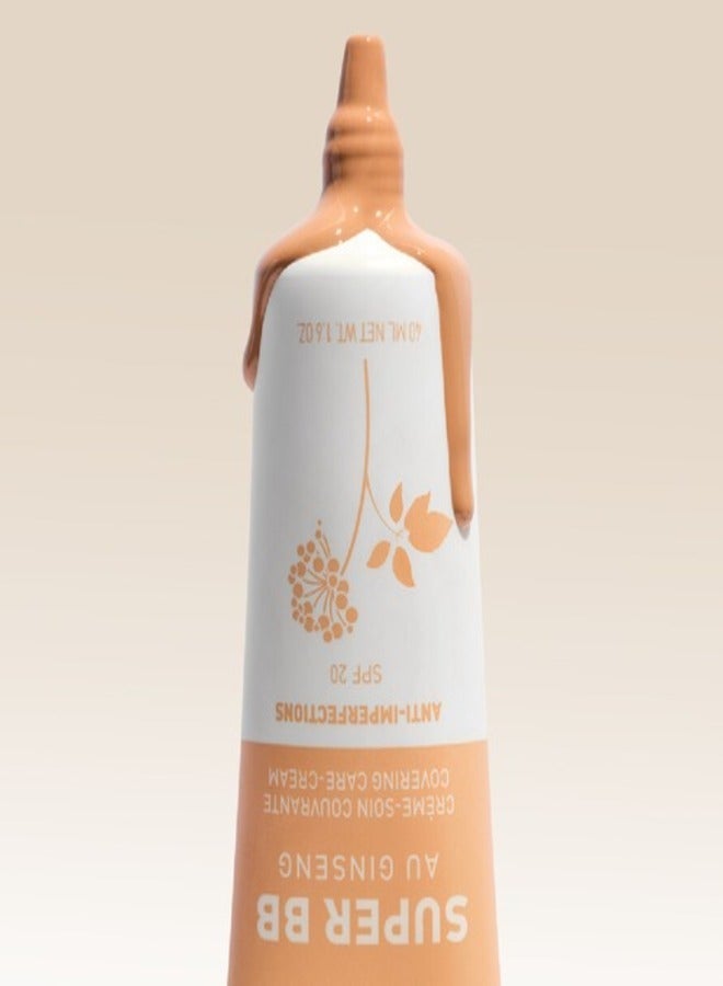 erborian ERBORIAN Super BB Cream Au Ginseng, Doré - High Coverage, Radiant Look, 40ml  - Image 3