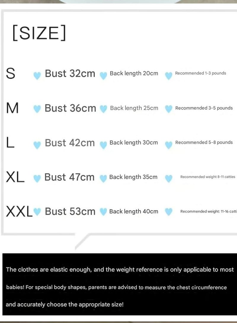 A.M Print Pattern Dog Clothes Winter Coat Clothing for Small Dog Padded Vest Jacket for Small Dogs Puppy Cat Coat Outfit - Image 2