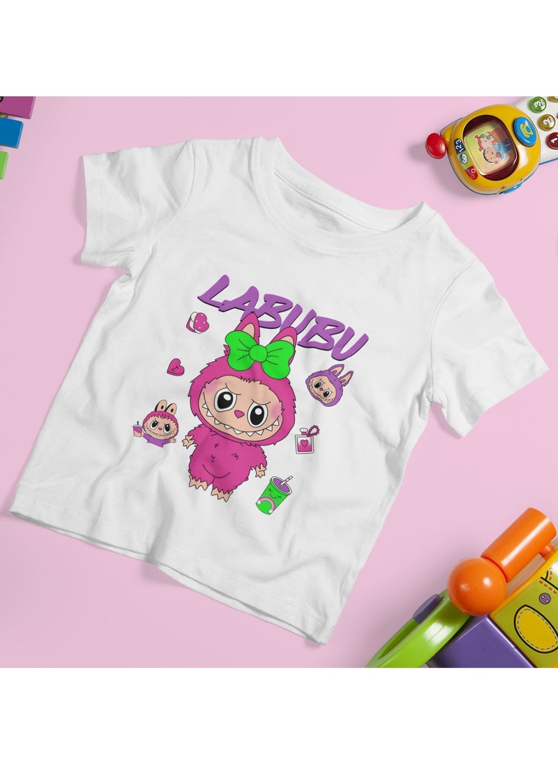ZOOM Labubu Fun Time Kids Cotton T-Shirt 