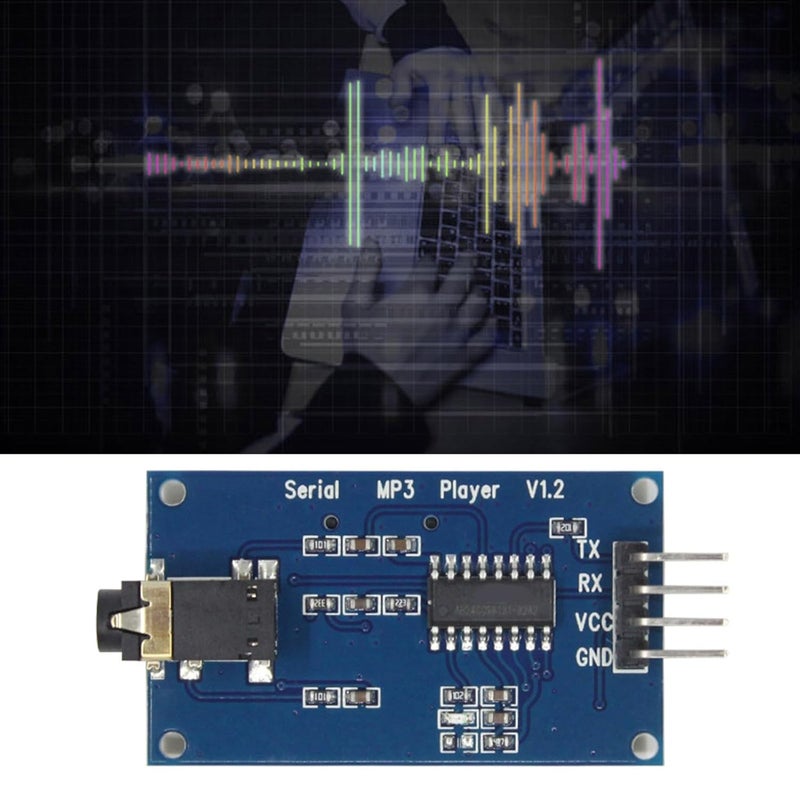 ordinarYone Industrial YX5300 MP3 Player Module UART Port Sound Decoding Board MP3 Player Amplifier Board 9600bps - Image 2