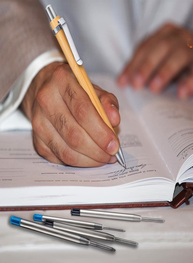 Wikult ١٥ عبوة حبر جاف أزرق من ويكولت، متوافقة مع أقلام باركر، سن متوسط ١٫٠ مم، حبر ألماني ناعم للكتابة، عبوات حبر قابلة للاستبدال لقلمك - Image 5