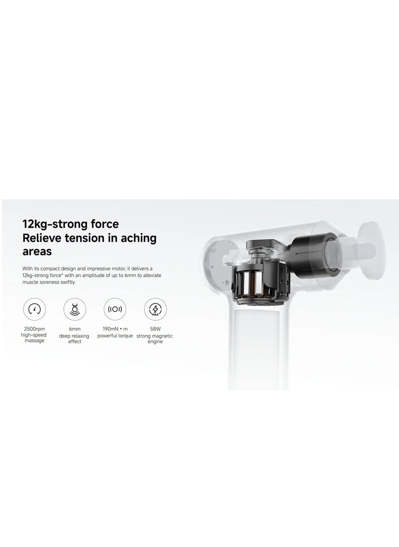 Xiaomi Xiaomi Massage Gun Mini 2, 2500rpm high-speed massagePortable Deep Tissue Muscle Massager with 3-Speed Adjustment & Type-C Charging  - Image 4