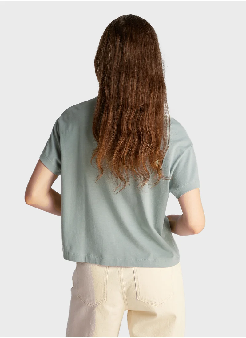 كالفن كلاين جينز Crew Neck Logo T-Shirt