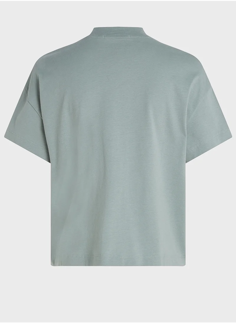 كالفن كلاين جينز Crew Neck Logo T-Shirt