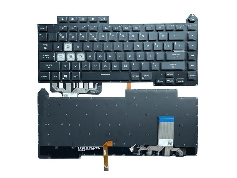 WISTAR Laptop Keyboard for ASUS RGB ROG Strix G15 G513 G513Q G513QR G513QE G513I G513IM G513IE G513IC G513R G513RC G513RM G513RW Backlit, Black - Image 4