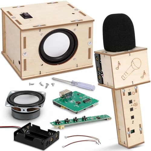 choopheme Stem Projects Karaoke Machine Toys for Boys Age 812 1214 Science Kit Building Own Bluetooth Speaker Microphone DIY Electronics Kit for Kids Kid 912 Boy Toys Birthday Gift 8 9 10 11 13 Teen Girl - Image 1