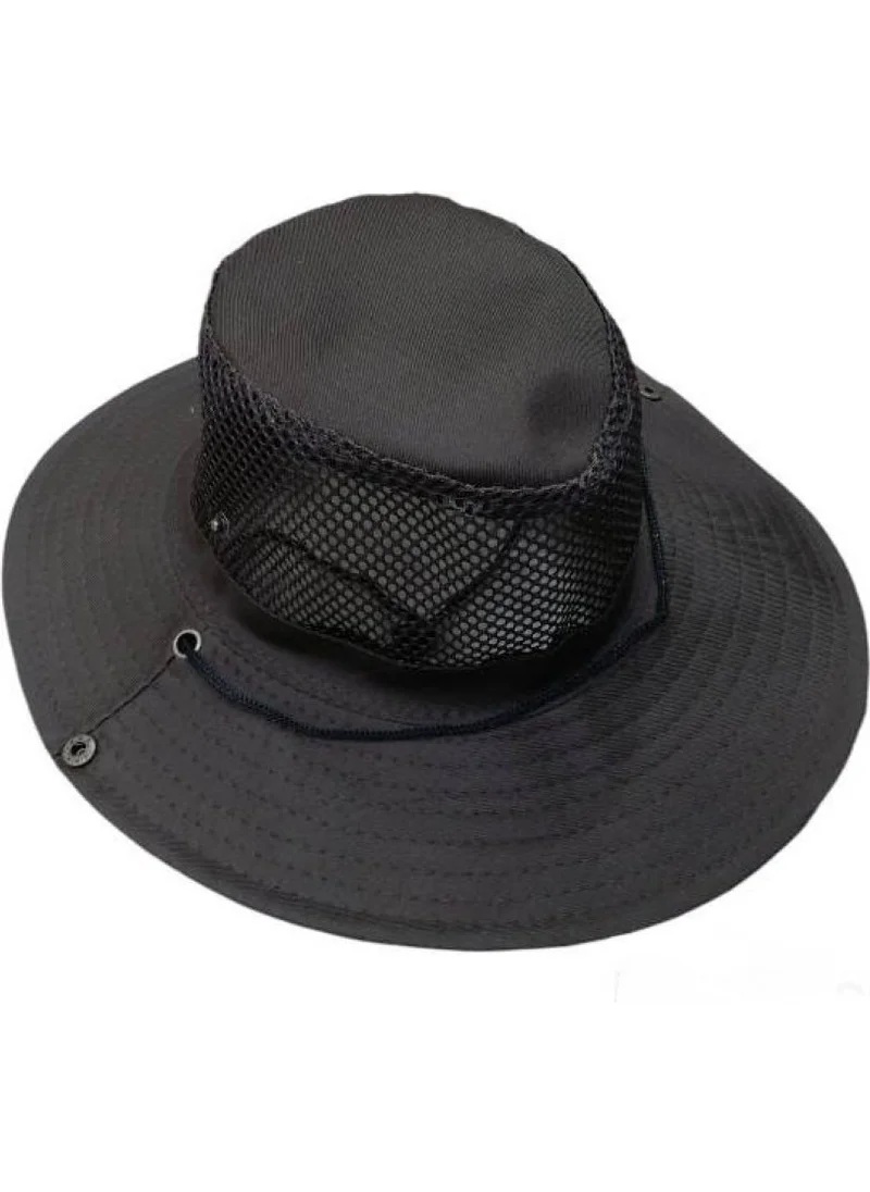 BarkoFix Summer Foldable Mesh Safari Fedora Hat Summer Fedora Hat