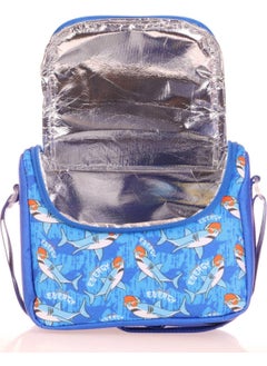 KAUKKO Kids Thermal Insulated Boy Blue Whale Lunch Bag  - Image 2