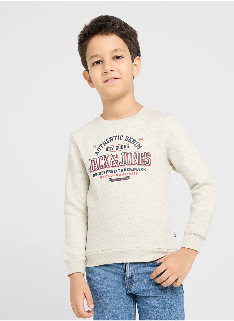 Jack & Jones Junior Kids Logo Sweatshirt
