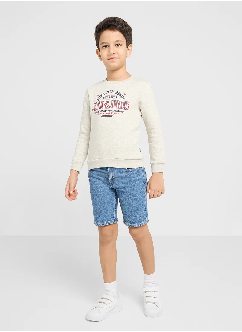 Jack & Jones Junior Kids Logo Sweatshirt